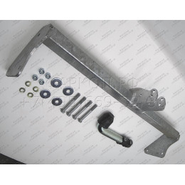 J012A GALIA Полностью оцинкованный фаркоп на Jeep Compass MK 2006-2011, Jeep Liberty 2006-2011. Тип шара: A. Требуется вырез в бампере. Нагрузки: 2000/100 кг, масса фаркопа 12