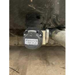 J012A GALIA Полностью оцинкованный фаркоп на Jeep Compass MK 2006-2011, Jeep Liberty 2006-2011. Тип шара: A. Требуется вырез в бампере. Нагрузки: 2000/100 кг, масса фаркопа 12