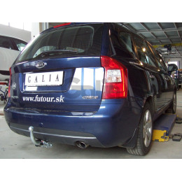 K032A GALIA Полностью оцинкованный фаркоп на Kia Carens 2006-2013. Тип шара: A. Невидимый вырез бампера. Нагрузки: 1500/75 кг, масса фаркопа 15,82 кг