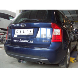 K032A GALIA Полностью оцинкованный фаркоп на Kia Carens 2006-2013. Тип шара: A. Невидимый вырез бампера. Нагрузки: 1500/75 кг, масса фаркопа 15,82 кг