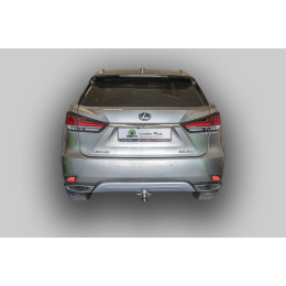L105-E Лидер-плюс ТСУ для Lexus RX AL20 2015-2022 без снятия и выреза бампера. Тип шара: E. Нагрузки: 1500/100 кг, масса фаркопа 18,3 кг (без электрики в комплекте)