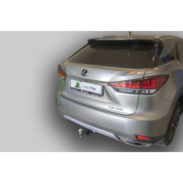 L105-E Лидер-плюс ТСУ для Lexus RX AL20 2015-2022 без снятия и выреза бампера. Тип шара: E. Нагрузки: 1500/100 кг, масса фаркопа 18,3 кг (без электрики в комплекте)