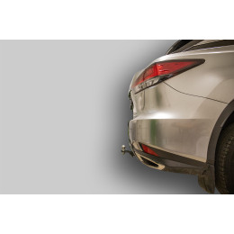L105-E Лидер-плюс ТСУ для Lexus RX AL20 2015-2022 без снятия и выреза бампера. Тип шара: E. Нагрузки: 1500/100 кг, масса фаркопа 18,3 кг (без электрики в комплекте)