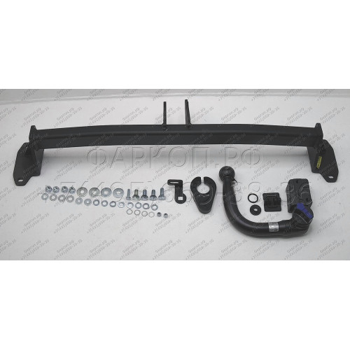M-285 STEINHOF Фаркоп на Mini Cooper Countryman 2WD F60 2017-2024, Mini Cooper Clubman 2WD F54 2015-2024 без подрезки бампера. Тип шара: AV (вертикальное быстросъемное крепление шара на ключе). Нагрузки: 2000/100 кг, масса фаркопа 11,4 кг (без электрики в