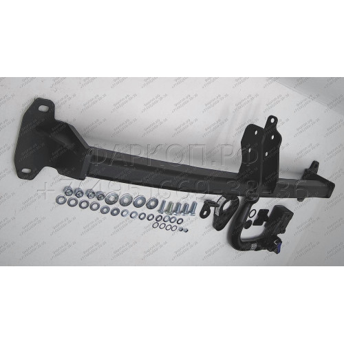 M-285 STEINHOF Фаркоп на Mini Cooper Countryman 2WD F60 2017-2024, Mini Cooper Clubman 2WD F54 2015-2024 без подрезки бампера. Тип шара: AV (вертикальное быстросъемное крепление шара на ключе). Нагрузки: 2000/100 кг, масса фаркопа 11,4 кг (без электрики в
