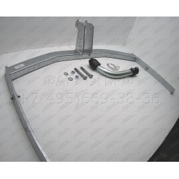 M106A GALIA Полностью оцинкованный фаркоп на Mazda 3 седан/хетчбек 2003-2009, Mazda 3 седан/хетчбек 2009-2013, Ford Focus III хетчбек 2011-2019. Тип шара: A. Невидимый вырез 