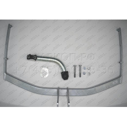 M106A GALIA Полностью оцинкованный фаркоп на Mazda 3 седан/хетчбек 2003-2009, Mazda 3 седан/хетчбек 2009-2013, Ford Focus III хетчбек 2011-2019. Тип шара: A. Невидимый вырез 