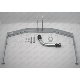 M106A GALIA Полностью оцинкованный фаркоп на Mazda 3 седан/хетчбек 2003-2009, Mazda 3 седан/хетчбек 2009-2013, Ford Focus III хетчбек 2011-2019. Тип шара: A. Невидимый вырез 