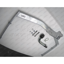 M106A GALIA Полностью оцинкованный фаркоп на Mazda 3 седан/хетчбек 2003-2009, Mazda 3 седан/хетчбек 2009-2013, Ford Focus III хетчбек 2011-2019. Тип шара: A. Невидимый вырез 