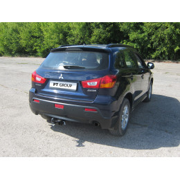 MAS-10-991122.00 PT GROUP Фаркоп на Mitsubishi ASX 2010-2022 без подрезки бампера. Тип шара: E (легкосъемный шар под квадрат). Нагрузки: 1600/80 кг, масса фаркопа 17 кг (б