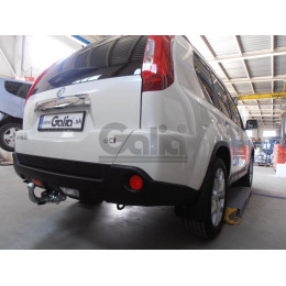 N050A GALIA Полностью оцинкованный фаркоп на Nissan X-Trail T31 2007-2014, исключая авто с парктроником. Тип шара: A. Подрезка бампера. Нагрузки: 2200/100 кг, масса