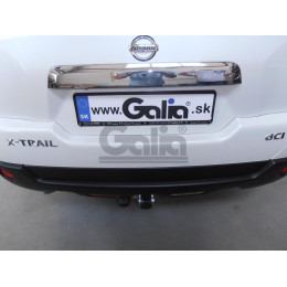 N050A GALIA Полностью оцинкованный фаркоп на Nissan X-Trail T31 2007-2014, исключая авто с парктроником. Тип шара: A. Подрезка бампера. Нагрузки: 2200/100 кг, масса