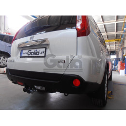 N050A GALIA Полностью оцинкованный фаркоп на Nissan X-Trail T31 2007-2014, исключая авто с парктроником. Тип шара: A. Подрезка бампера. Нагрузки: 2200/100 кг, масса