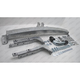 N050A GALIA Полностью оцинкованный фаркоп на Nissan X-Trail T31 2007-2014, исключая авто с парктроником. Тип шара: A. Подрезка бампера. Нагрузки: 2200/100 кг, масса