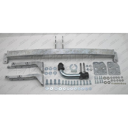 N050A GALIA Полностью оцинкованный фаркоп на Nissan X-Trail T31 2007-2014, исключая авто с парктроником. Тип шара: A. Подрезка бампера. Нагрузки: 2200/100 кг, масса