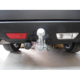N050A GALIA Полностью оцинкованный фаркоп на Nissan X-Trail T31 2007-2014, исключая авто с парктроником. Тип шара: A. Подрезка бампера. Нагрузки: 2200/100 кг, масса