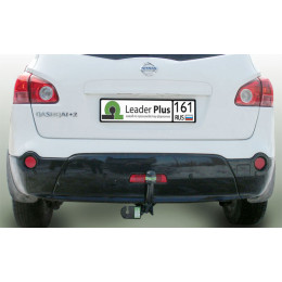 N121-A Лидер-плюс ТСУ для Nissan Qashqai 2007-2014 (необходима подрезка бампера), Qashqai 2014-2021, в т.ч. Qashqai +2 (без выреза бампера). Нагрузки: 1500/75 кг, масса фаркоп