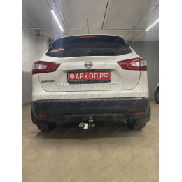 N121-A Лидер-плюс ТСУ для Nissan Qashqai 2007-2014 (необходима подрезка бампера), Qashqai 2014-2021, в т.ч. Qashqai +2 (без выреза бампера). Нагрузки: 1500/75 кг, масса фаркоп