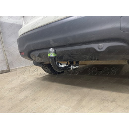 N121-A Лидер-плюс ТСУ для Nissan Qashqai 2007-2014 (необходима подрезка бампера), Qashqai 2014-2021, в т.ч. Qashqai +2 (без выреза бампера). Нагрузки: 1500/75 кг, масса фаркоп