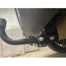N121-A Лидер-плюс ТСУ для Nissan Qashqai 2007-2014 (необходима подрезка бампера), Qashqai 2014-2021, в т.ч. Qashqai +2 (без выреза бампера). Нагрузки: 1500/75 кг, масса фаркоп