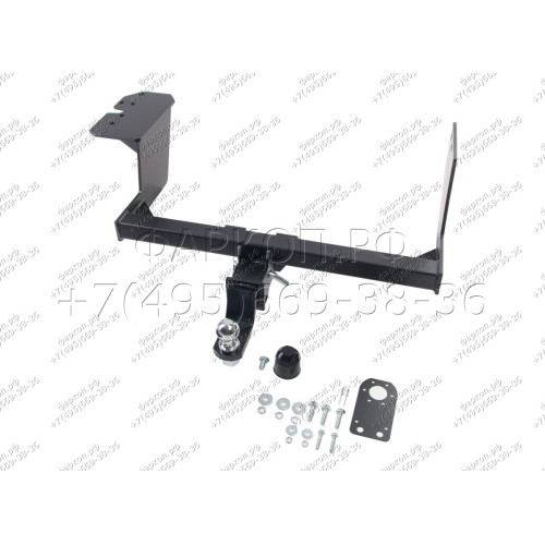 H.N24.E HALTY Фаркоп на Nissan Elgrand E51 2WD/4WD 2002-2010 без подрезки бампера. Тип шара: E. Нагрузки: 750/75 кг, масса фаркопа 18,5 кг