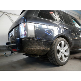 R050C GALIA Полностью оцинкованный фаркоп на Land Rover Range Rover III 2002-2013. Тип шара: C (горизонтальный съемный). Без выреза бампера. Нагрузки: 3500/150 кг, масс