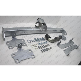 R050C GALIA Полностью оцинкованный фаркоп на Land Rover Range Rover III 2002-2013. Тип шара: C (горизонтальный съемный). Без выреза бампера. Нагрузки: 3500/150 кг, масс