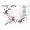 R116-BA TAVIALS ТСУ для Renault Kaptur 2016-2022 без снятия и выреза бампера. Тип шара: C (оцинкованный, съемный). Нагрузки: 1200/75 кг, масса фаркопа 14,7 кг (без электрики в комплекте)