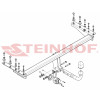 S-395 STEINHOF Фаркоп на Subaru Legacy Outback 1998-2004. Требуется подрезка бампера. Тип шара: A. Нагрузки: 1800/75 кг, масса фаркопа 16,2 кг (без электрики в комплекте)