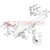 S-436 STEINHOF Фаркоп на Subaru Outback BT 2021-. Требуется подрезка бампера. Тип шара: AV (вертикальное быстросъемное крепление шара на ключе). Нагрузки: 2000/130 кг (без электрики в комплекте)