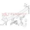 S-479 STEINHOF Фаркоп на SsangYong Stavic 2WD / 4WD 2013-2019. Требуется подрезка бампера. Тип шара: AV (вертикальное быстросъемное крепление шара на ключе). Нагрузки: 2850/140 кг, масса фаркопа 20 кг (без электрики в комплекте)