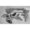 S057A GALIA Полностью оцинкованный фаркоп на Suzuki Liana хетчбек 2WD/4WD 2001-2007. Тип шара: A. Без выреза бампера. Нагрузки: 1300/75 кг, масса фаркопа 16,01 кг