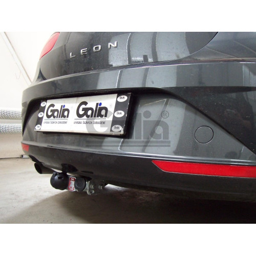 S074A GALIA Полностью оцинкованный фаркоп на SEAT Altea 2004-2015, SEAT Leon 2005-2013. Тип шара: A. Подрезка бампера. Нагрузки: 1600/75 кг, масса фаркопа 17,01 кг