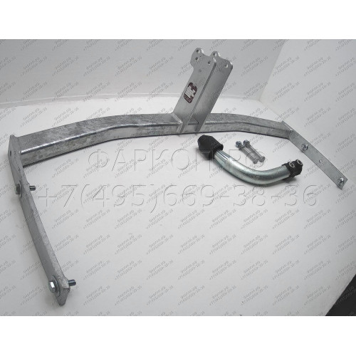 S074A GALIA Полностью оцинкованный фаркоп на SEAT Altea 2004-2015, SEAT Leon 2005-2013. Тип шара: A. Подрезка бампера. Нагрузки: 1600/75 кг, масса фаркопа 17,01 кг