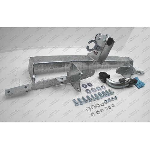 S102C GALIA Полностью оцинкованный фаркоп на Subaru Outback 2009-2015. Подрозетник убирается за бампер. Тип шара: C (горизонтальный съемный). Невидимый вырез бампера. Нагрузки: 2100/85 кг, масса фаркопа 17,57 кг