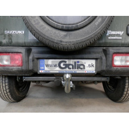 S137C GALIA Полностью оцинкованный фаркоп на Suzuki Jimny 2018-. Тип шара: C (горизонтальный съемный). Установка без выреза бампера. Нагрузки: 1400/75 кг, масс