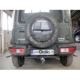 S137C GALIA Полностью оцинкованный фаркоп на Suzuki Jimny 2018-. Тип шара: C (горизонтальный съемный). Установка без выреза бампера. Нагрузки: 1400/75 кг, масс