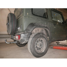 S137C GALIA Полностью оцинкованный фаркоп на Suzuki Jimny 2018-. Тип шара: C (горизонтальный съемный). Установка без выреза бампера. Нагрузки: 1400/75 кг, масс