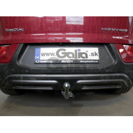 S138C GALIA Полностью оцинкованный фаркоп на KGM Korando 2023-, SsangYong Korando 2019-2023. Тип шара: C (горизонтальный съемный). Установка без выреза бампера. Нагруз