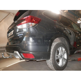 S140C GALIA Полностью оцинкованный фаркоп на Subaru Forester 2018-2024, 2024-. Тип шара: C (горизонтальный съемный). Невидимый вырез бампера. Нагрузки: 2265/100 кг, м