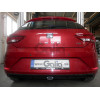 S146C GALIA Полностью оцинкованный фаркоп на SEAT Leon 2017-2020, 2020-. Подрозетник убирается за бампер. Тип шара: C (горизонтальный съемный). Установка без выреза бампера. Нагрузки: 2000/80 кг, масса фаркопа 14,67 кг