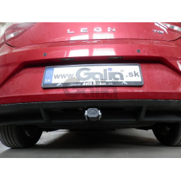 S146C GALIA Полностью оцинкованный фаркоп на SEAT Leon 2017-2020, 2020-. Подрозетник убирается за бампер. Тип шара: C (горизонтальный съемный). Установка без 