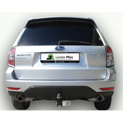 S306-A Лидер-плюс ТСУ для Subaru Forester SH 2008-2013. Требуется подрезка бампера. Нагрузки: 1500/75 кг, масса фаркопа 17,26 кг (без электрики в комплекте)