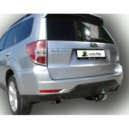 S306-A Лидер-плюс ТСУ для Subaru Forester SH 2008-2013. Требуется подрезка бампера. Нагрузки: 1500/75 кг, масса фаркопа 17,26 кг (без электрики в комплекте)