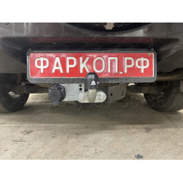 S406-F Лидер-плюс ТСУ для Suzuki Grand Vitara 2005-2015 (только JB420, JB424W). Требуется подрезка бампера. Нагрузки: 2000/100 кг, масса фаркопа 14,84 кг (без электрики в к