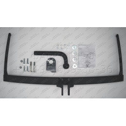 SK 12 AVTOS Фаркоп на Volkswagen Tiguan 2016-2024, Seat Ateca 2016- (без подрезки бампера), Skoda Kodiaq 2017-2023 (требуется подрезка бампера). Тип шара: A. Нагрузки: 2500/100 к, масс