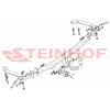T-094 STEINHOF Фаркоп на Toyota Avensis Verso 2001-2006, Toyota Ipsum 2001-2009. Требуется подрезка бампера. Тип шара: A. Нагрузки: 1750/75 кг, масса фаркопа 17,95 кг (без электрики в комплекте)