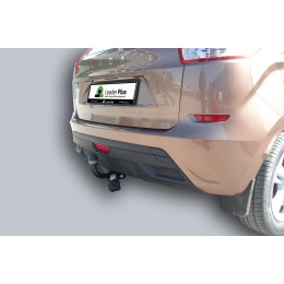 T-VAZ-42A TAVIALS ТСУ со съемным шаром для Lada XRay 2016-2022. Требуется подрезка бампера. Нагрузки: 1100/50 кг, масса фаркопа 11,9 кг (без электрики в комплекте)