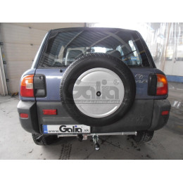 T030A GALIA Полностью оцинкованный фаркоп на Toyota RAV4 1995-2000. Тип шара: A. Установка без снятия и выреза бампера. Нагрузки: 1750/75 кг, масса фаркопа 13,25 к