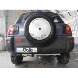 T030A GALIA Полностью оцинкованный фаркоп на Toyota RAV4 1995-2000. Тип шара: A. Установка без снятия и выреза бампера. Нагрузки: 1750/75 кг, масса фаркопа 13,25 к